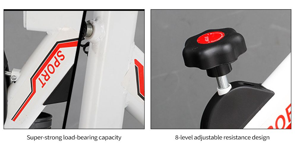 Bike de spin para entrenamiento cardiovascular en interiores