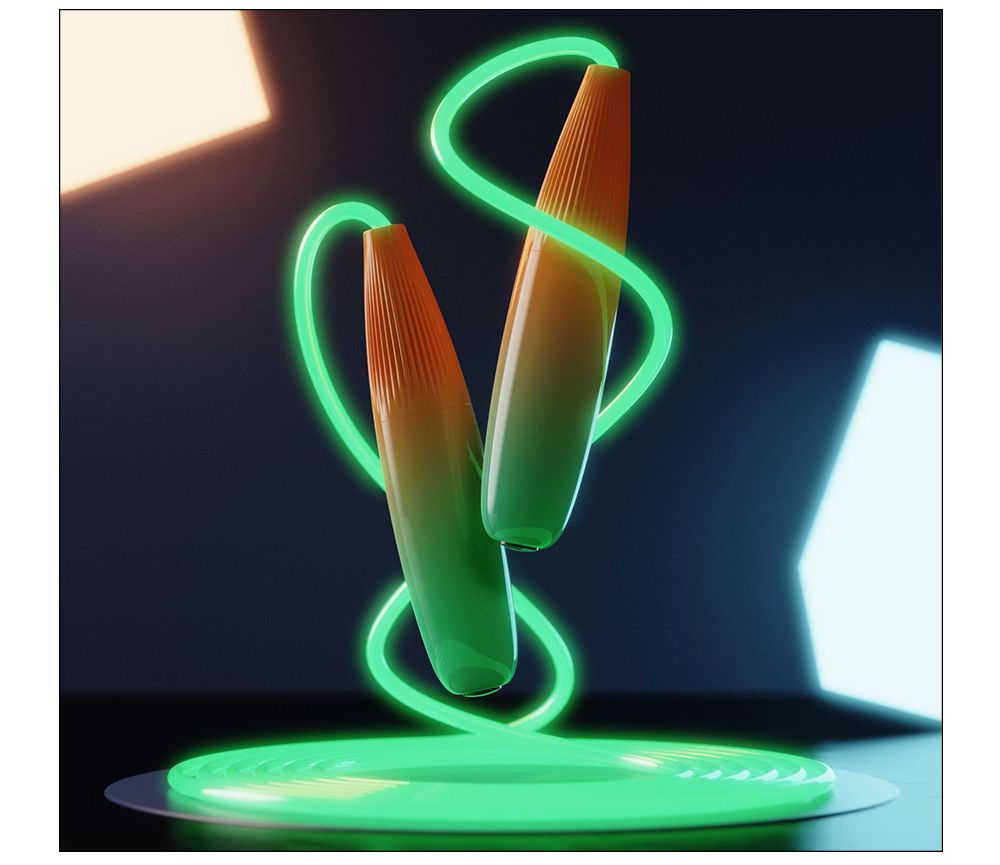 Cuerda de salto iluminada