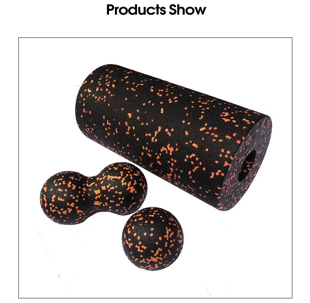 3pcs juego de bola de masaje de rolleros de yoga 3pcs juego de bola de masaje de rolleros de yoga