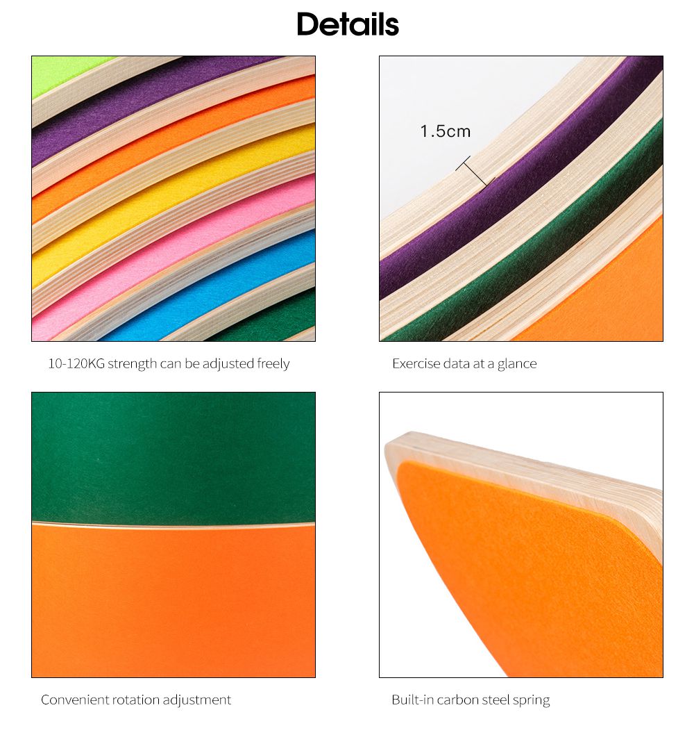 Tablero de equilibrio de madera Tablero de equilibrio de madera