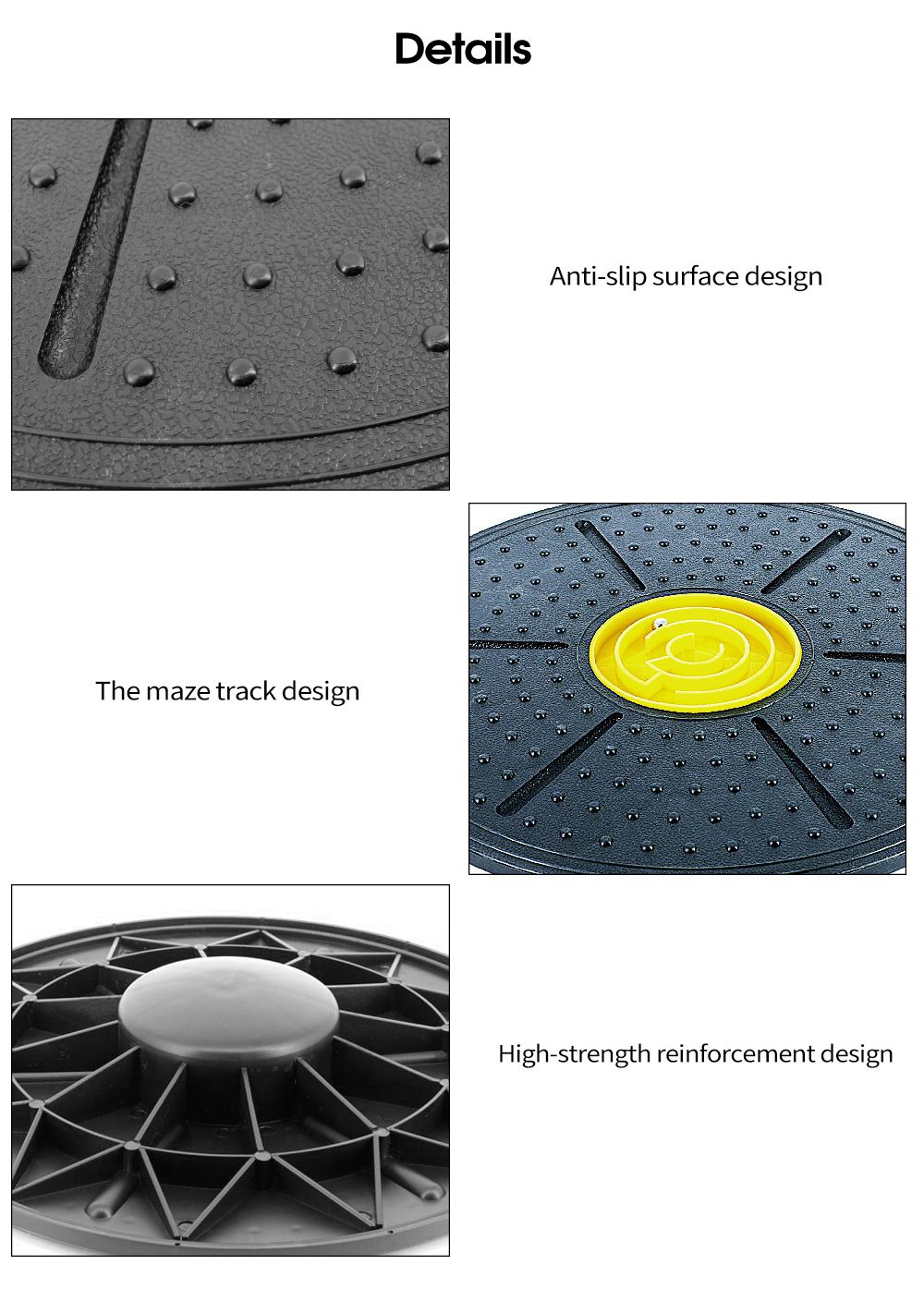 Tablero de balance de disco de cintura de fitness Twisting Tablero de balance de disco de cintura de fitness Twisting