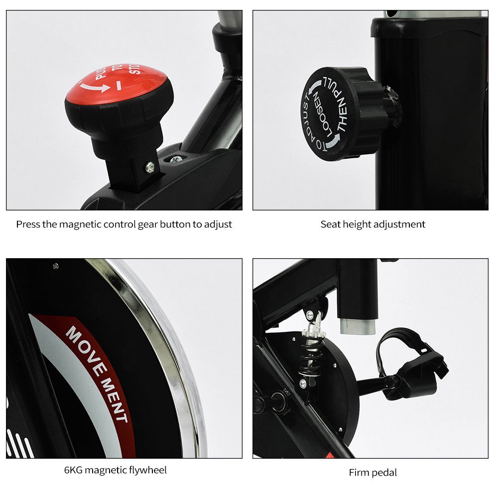 Bicicleta giratoria en casa