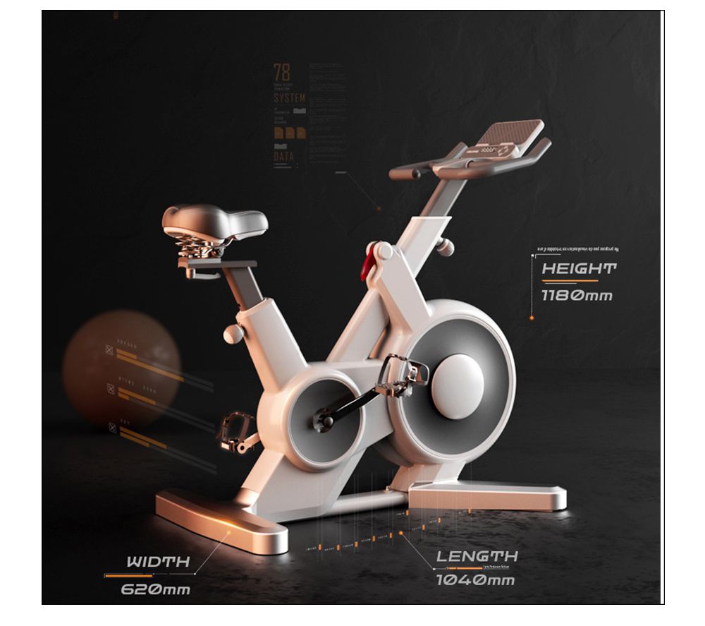 Bicicleta giratoria de control magnético completamente cerrado