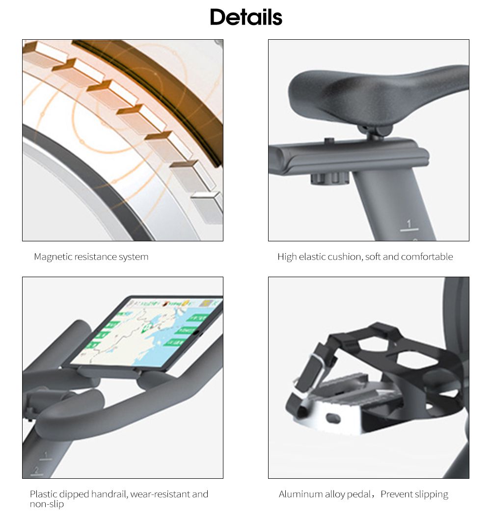 Ejercicio estacionario de interior bicicleta giratoria Ejercicio estacionario de interior bicicleta giratoria