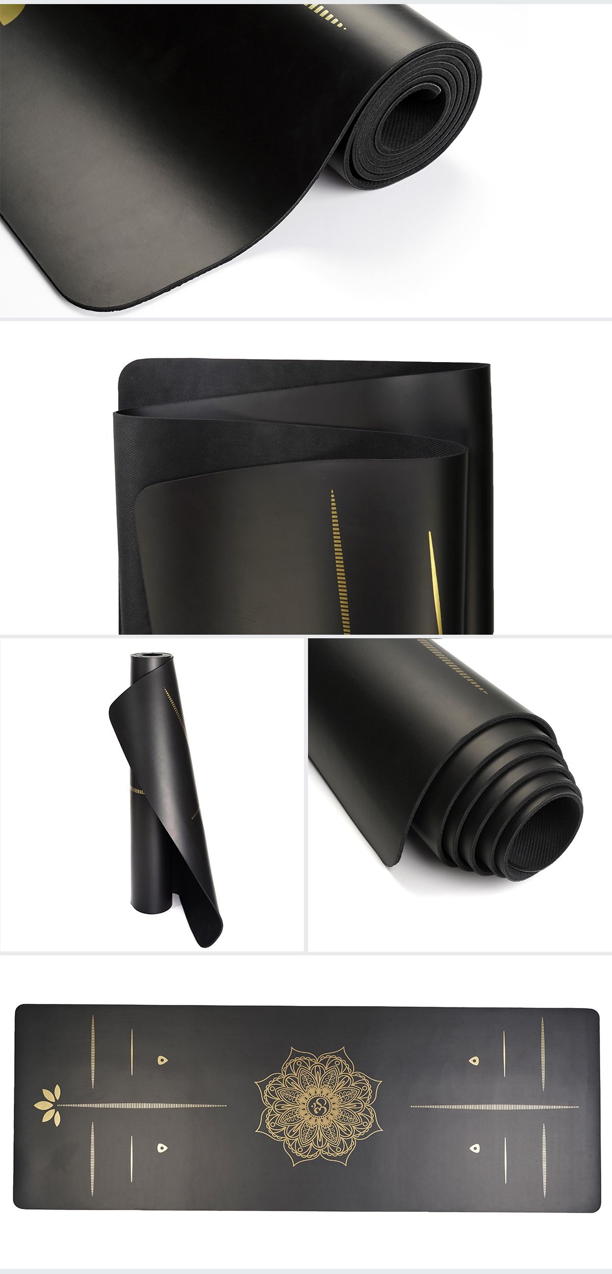 Estera de goma de goma bronceada 5 mm