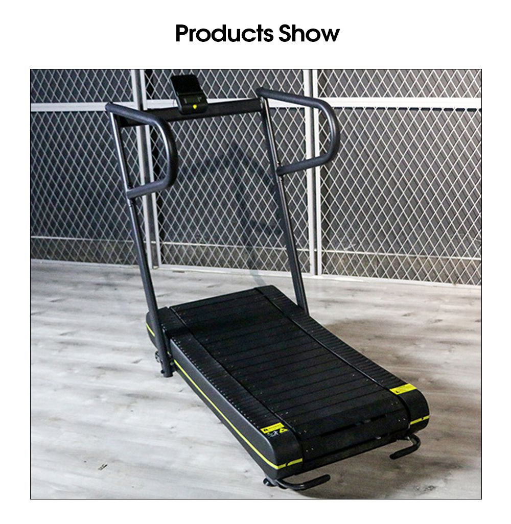 Cinta de correr curva comercial