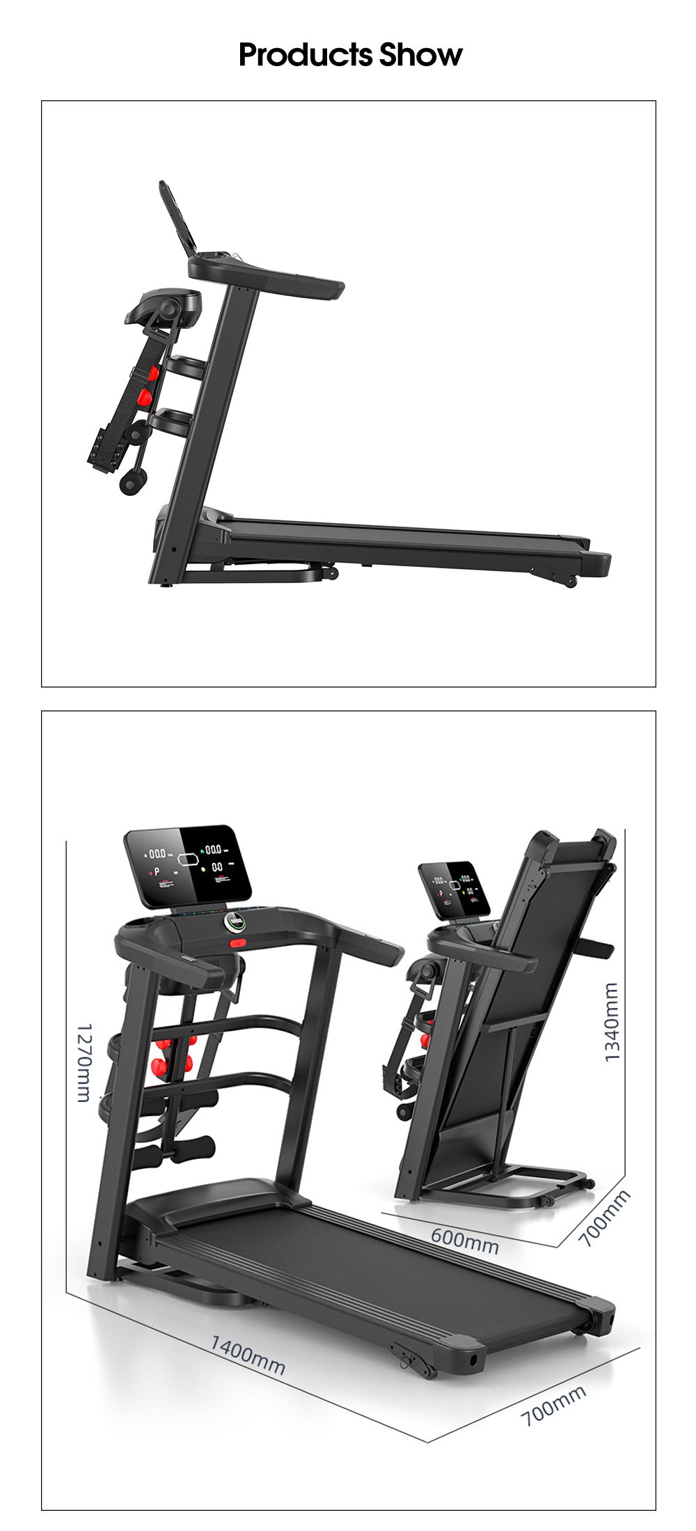 Cinta de correr semi-comercial