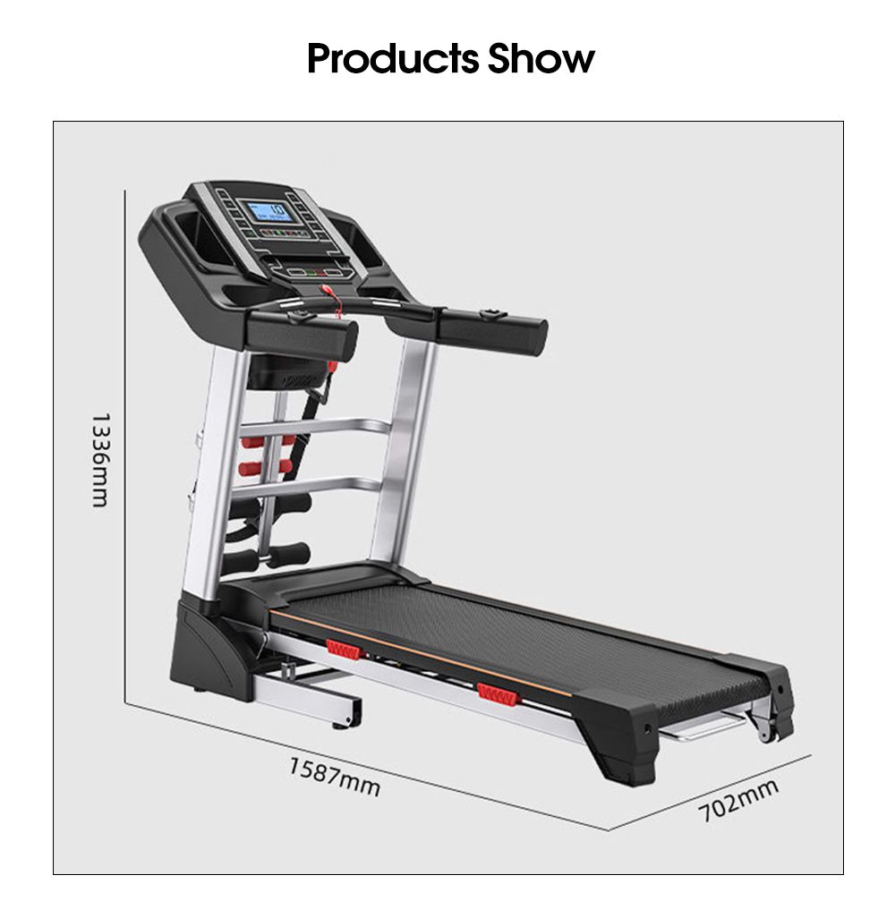 Máquinas para el hogar plegables mecánicas Corriente en la cinta de correr de culturismo para el gimnasio