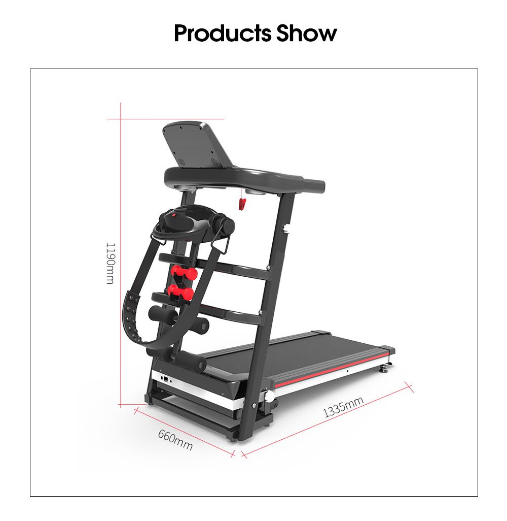 Uso comercial para el hogar Fitness Machete eléctrico motorizado Equipo deportivo Equipo de cinta de estar inclinado