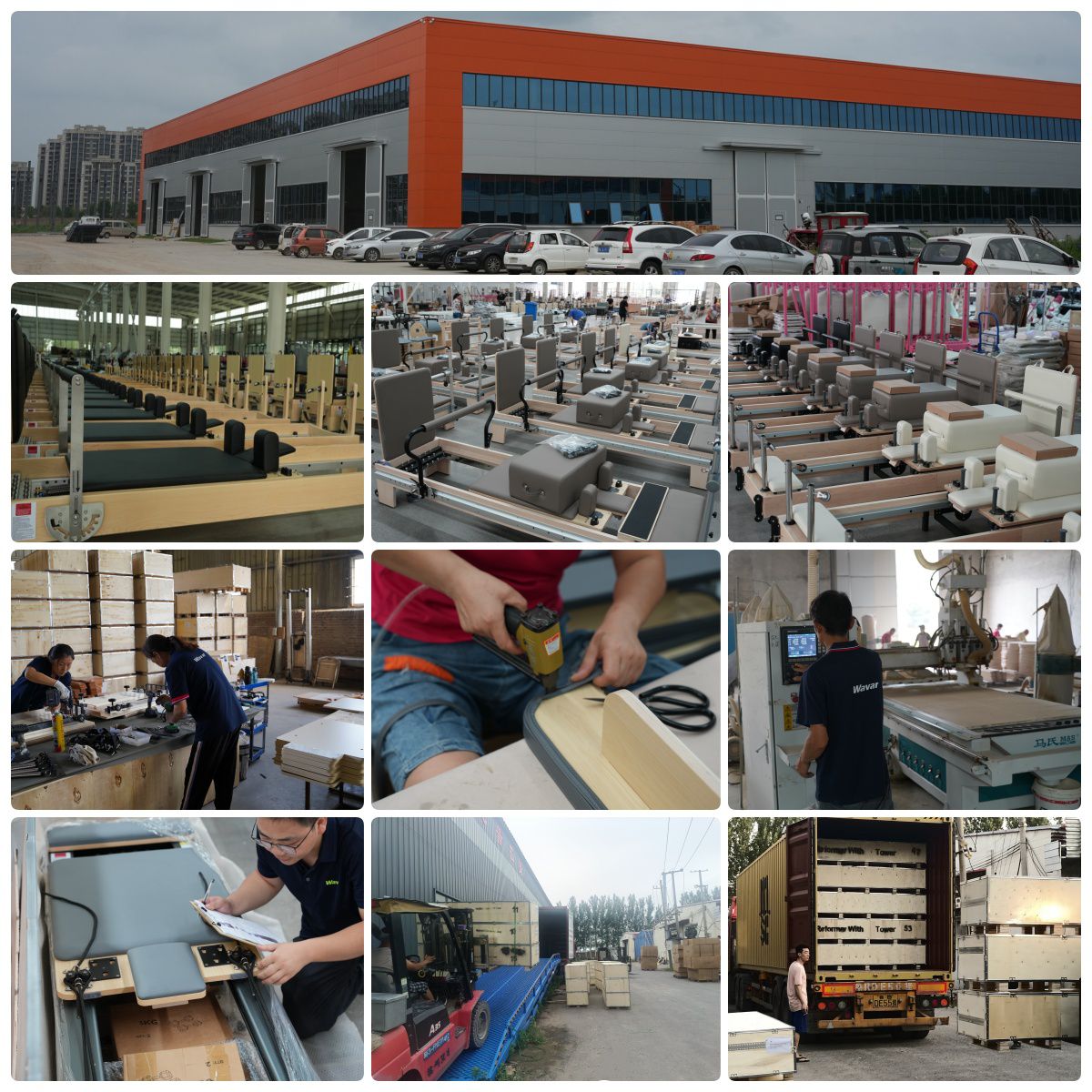 Reformador de pilates plegable de arce (altura de pierna ajustable) Reformador de pilates plegable de arce (altura de pierna ajustable)