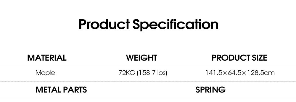 Máquina de silla de pilates de madera