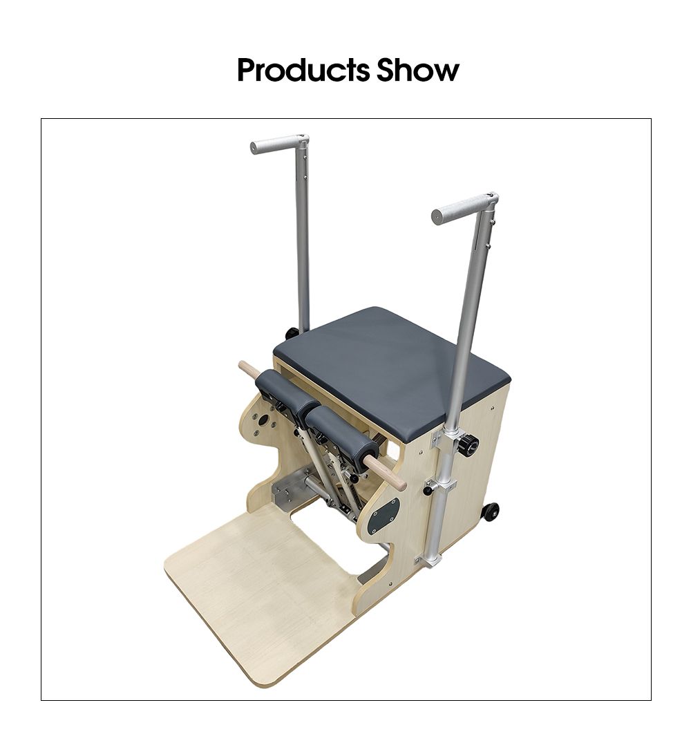 Máquina de silla de pilates de madera