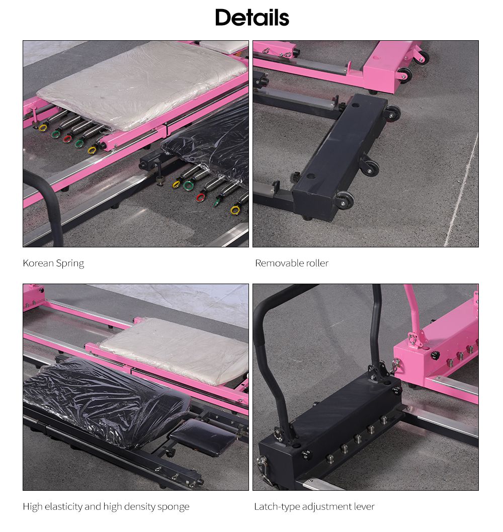 Nuevo reformador de pilates pilates plegable de acero plegable de alta calidad Nuevo reformador de pilates pilates plegable de acero plegable de alta calidad