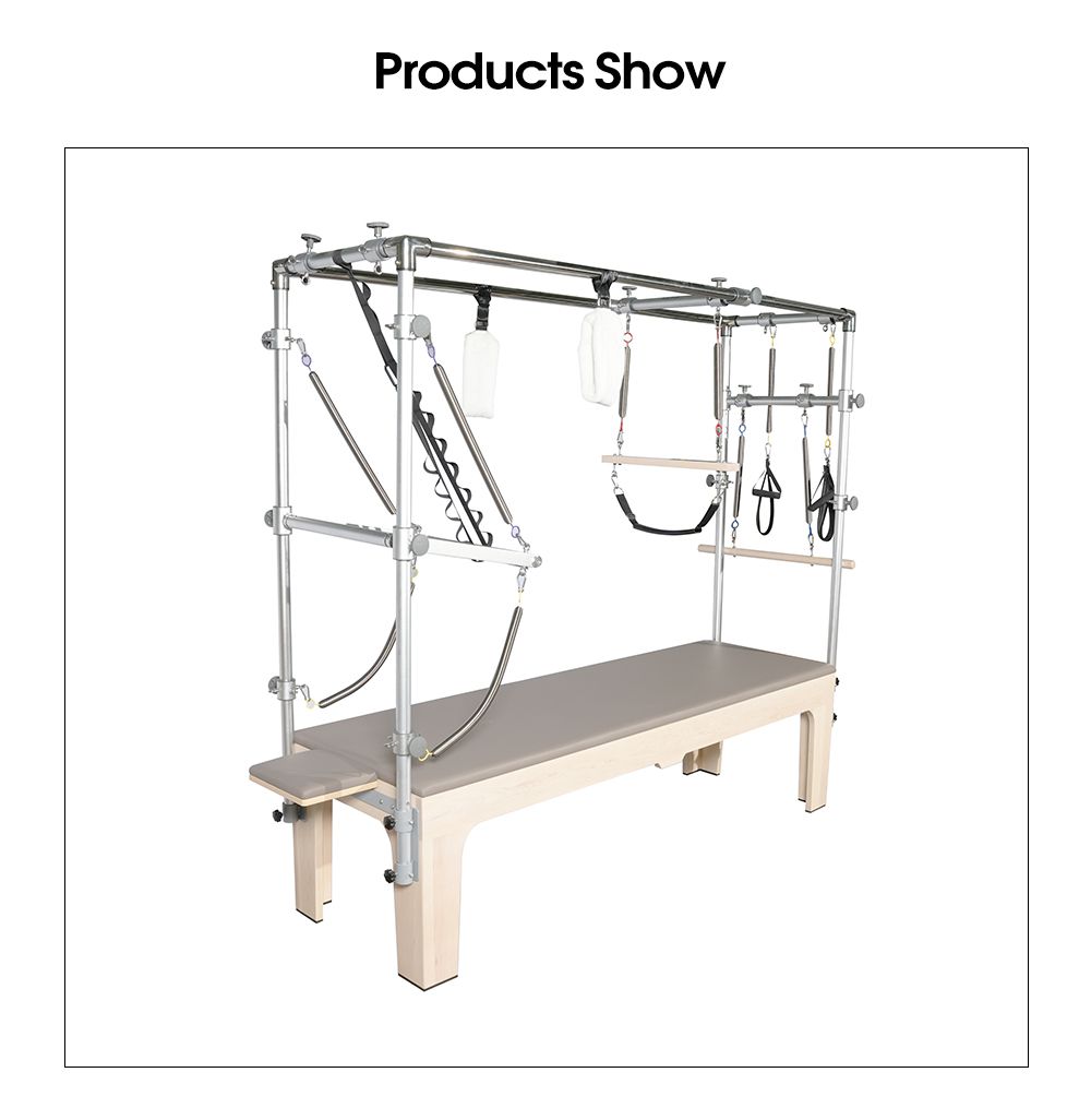 Entrenamiento de ejercicios de yoga arce pilates cadillac reformador