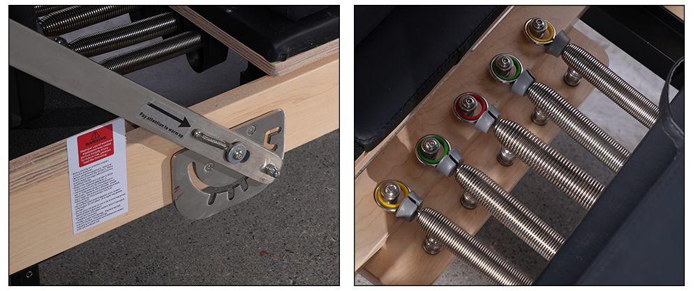 Reformador de pilates plegable de arce (altura de pierna ajustable) Reformador de pilates plegable de arce (altura de pierna ajustable)