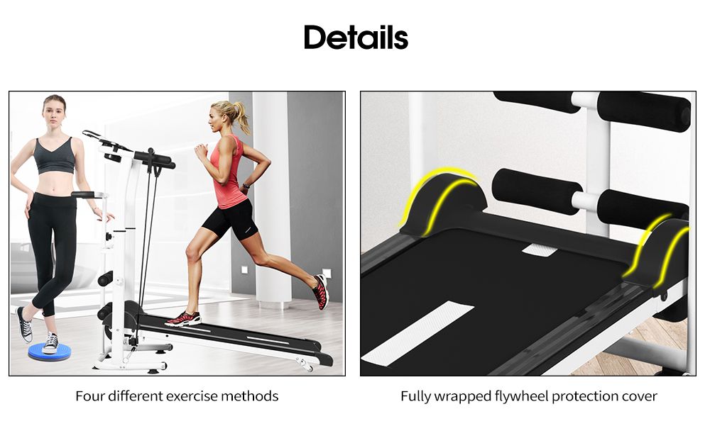 Coriz de correr de fitness multifuncional de la máquina plegable para el hogar