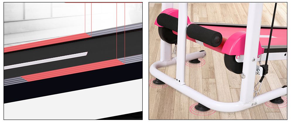 Coriz de correr de fitness multifuncional de la máquina plegable para el hogar