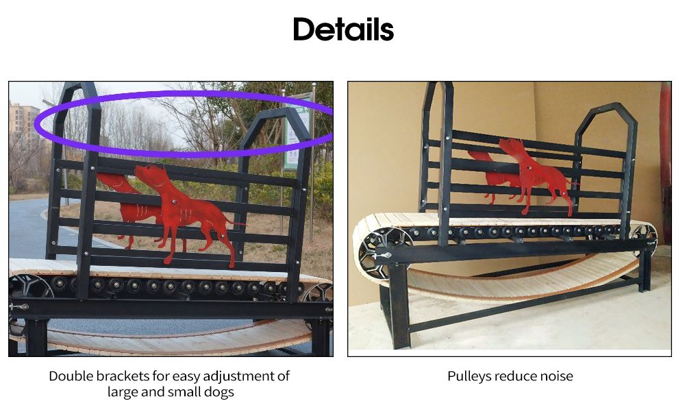 Máquina de correr para perros sin potencia