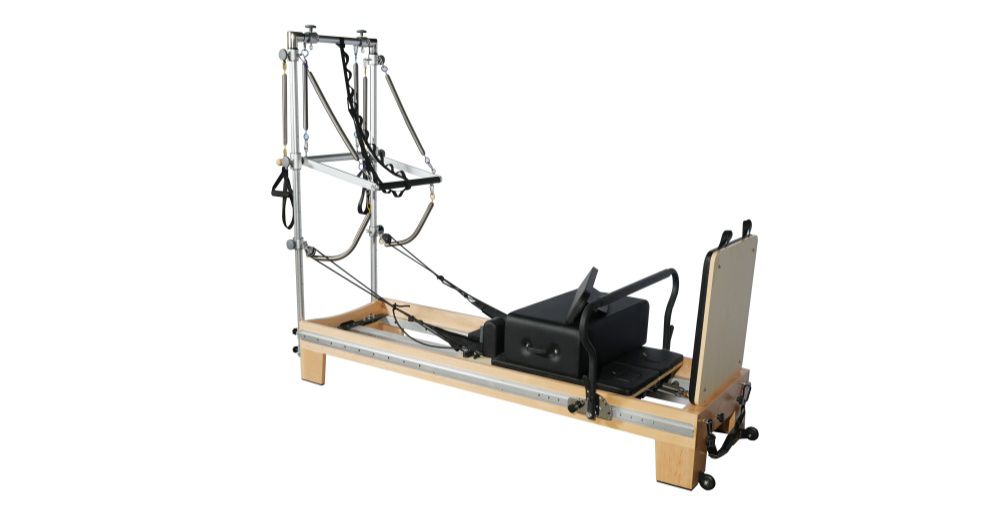 Maple Full Track Split Pilates Reformer con torre