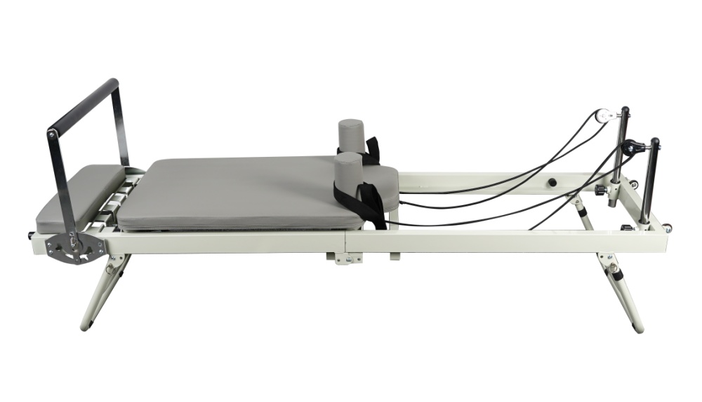 Máquina de Pilates Reformer Plegable de Acero para Uso Doméstico