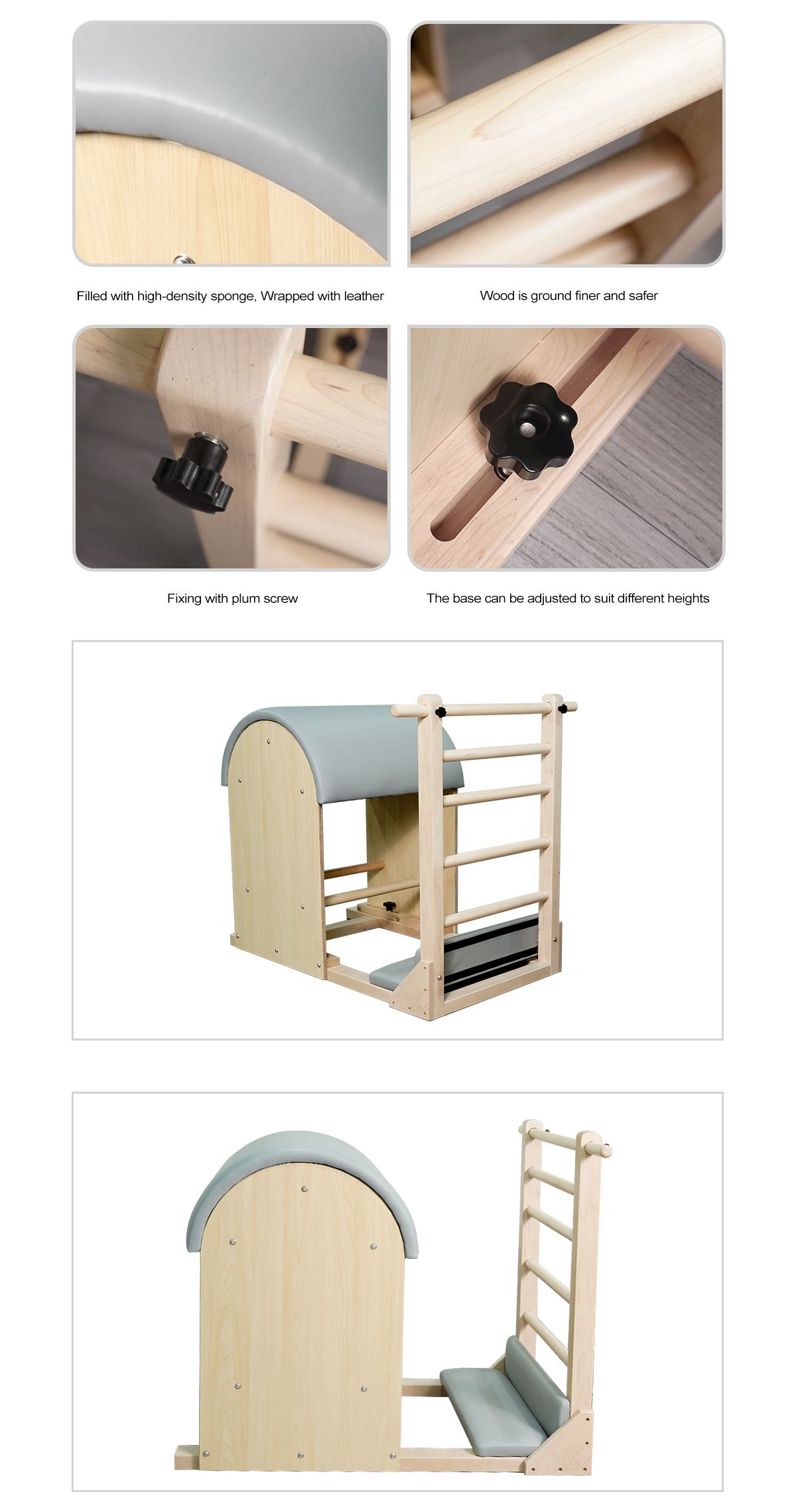 Estudio personalizado Wood Pilates Barrel