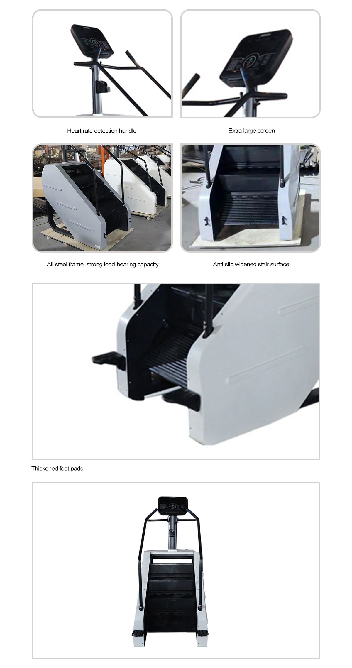 Escalera de la máquina de entrenamiento cardio Escalera de la máquina de entrenamiento cardio