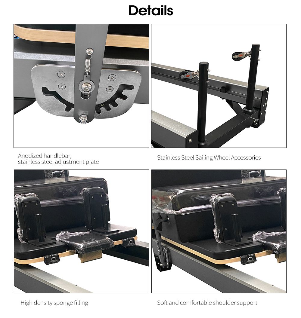 Nuevo aluminio Pilates Reformer 4.0