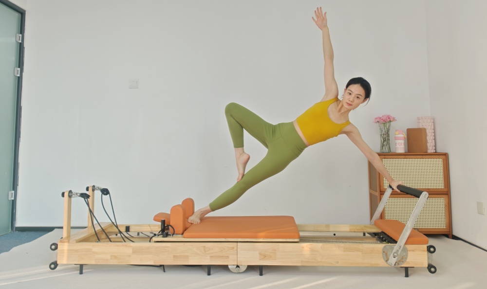 Boder de madera plegable Balance de la cama de la cama central de Pilates Boder de madera plegable Balance de la cama de la cama central de Pilates
