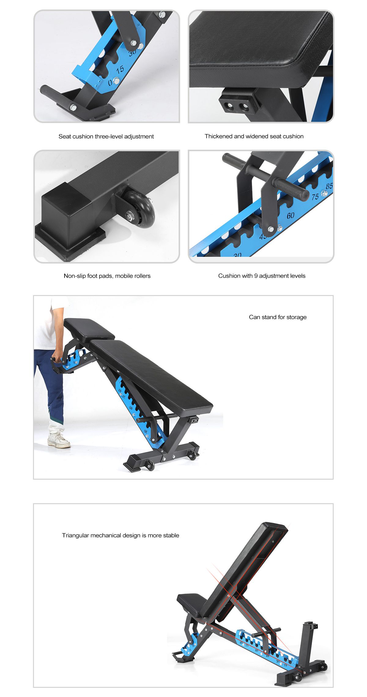 Banco de gimnasio portátil