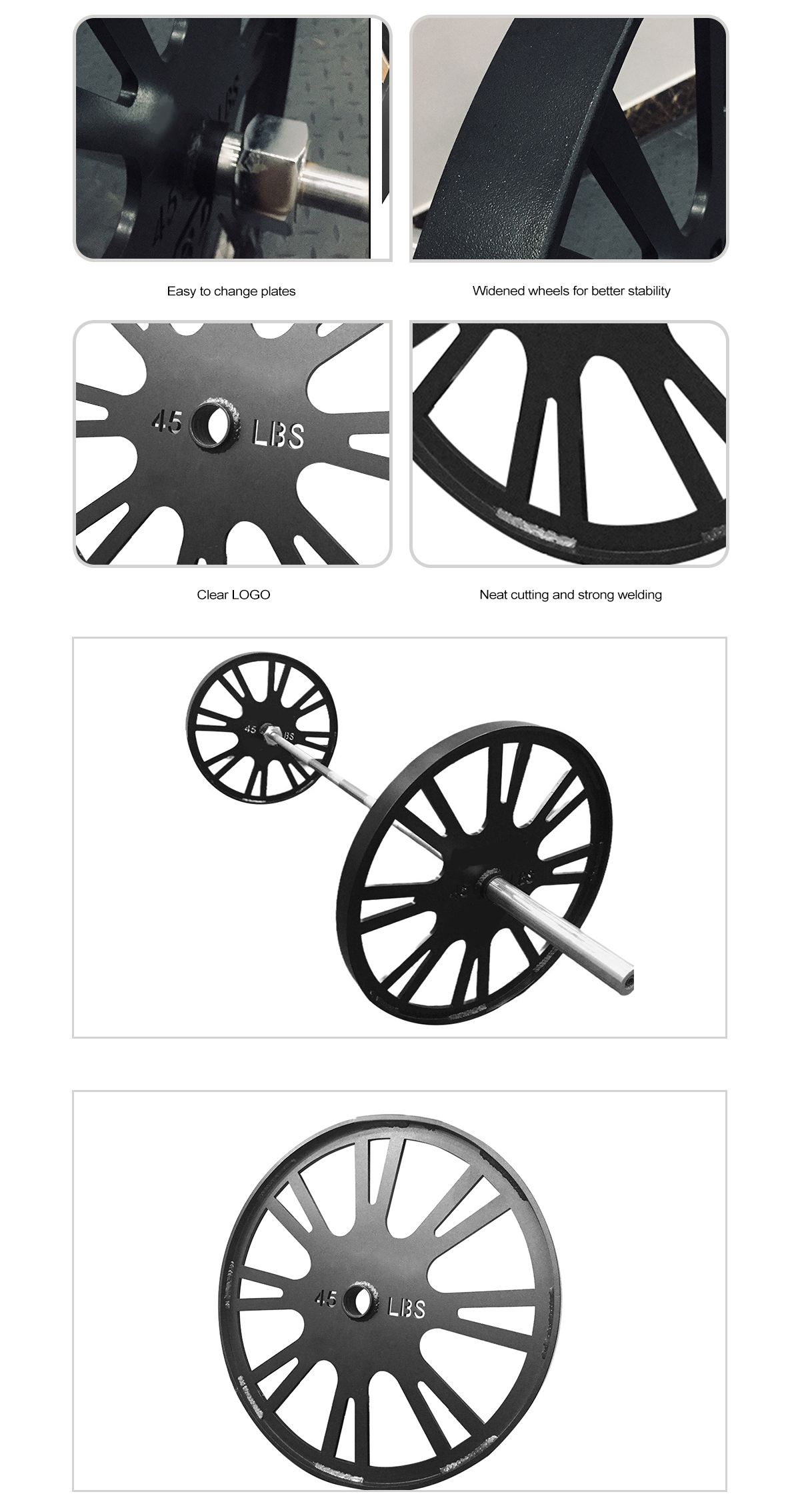 Placa de peso del parachoques de Apolo Placa de peso del parachoques de Apolo