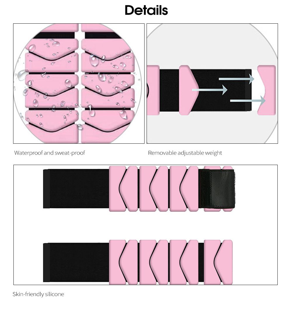 Peso de muñeca y tobillo ajustables Peso de muñeca y tobillo ajustables