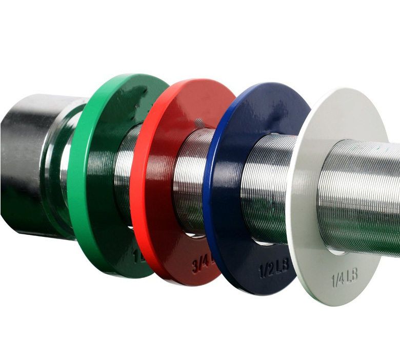 Placas de peso fraccional de acero