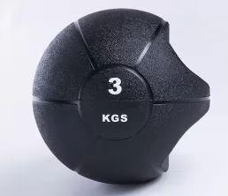 Comodidad de agarre con textura Bola de medicina de goma