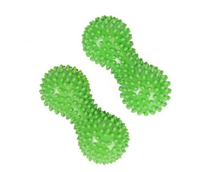 Bola de masaje doble de maní de forma pvc dos tamaños