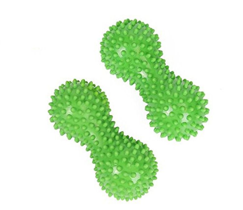 Bola de masaje doble de maní de forma pvc dos tamaños