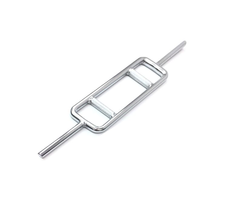 Barra de tr&iacute;ceps regular de cromo s&oacute;lido