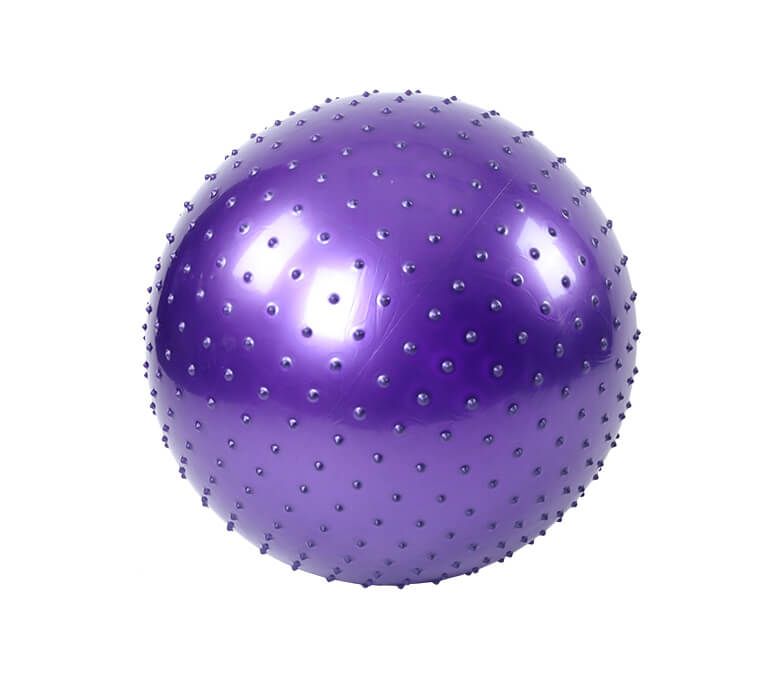 Bola de yoga de PVC con puntos de masaje