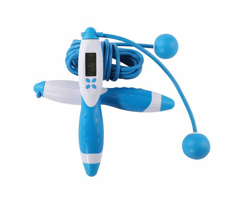 Cuerdas de salto de conteo electrónico con dos opciones de cuerda