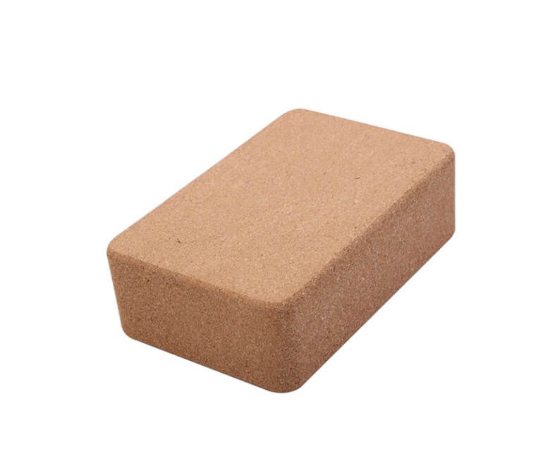 Bloque de yoga de corcho natural