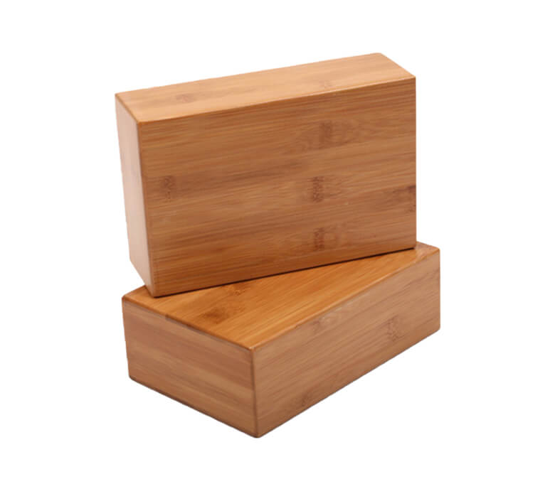 Bloque de yoga de bambú