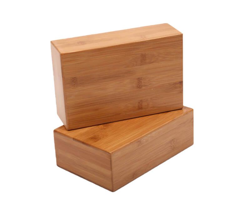 Bloque de yoga de bambú