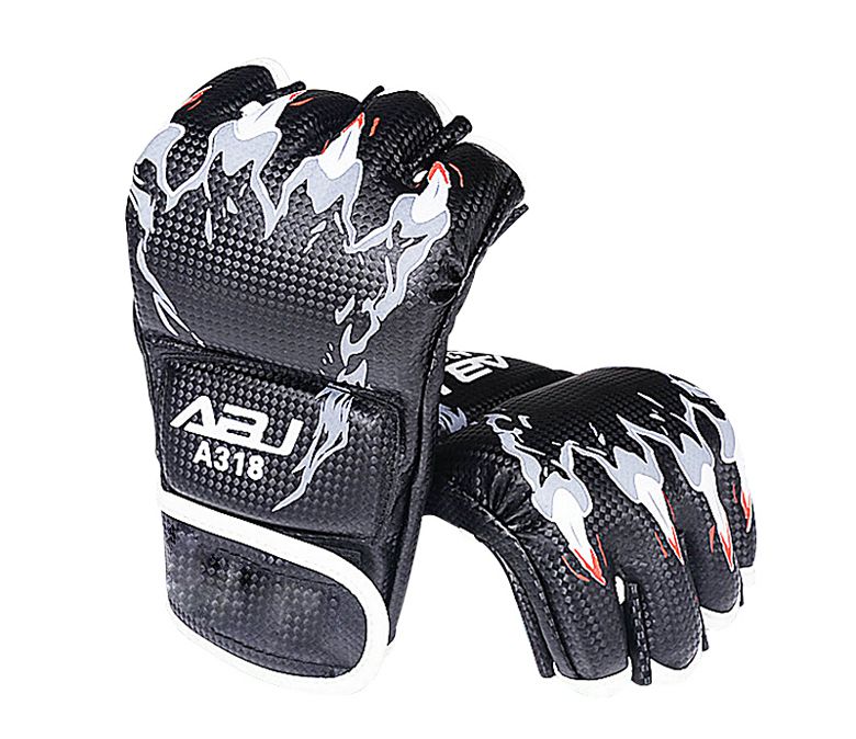 Guantes de boxeo de medio dedo