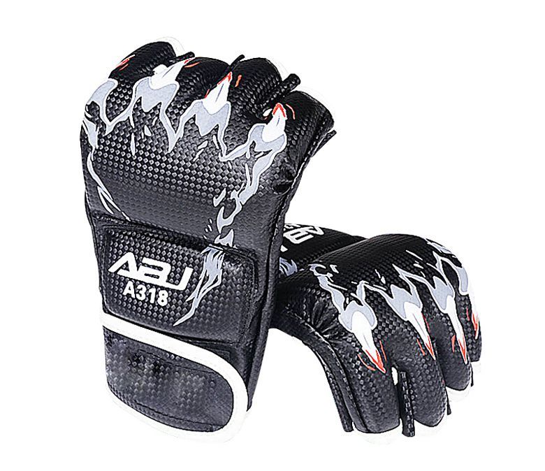 Guantes de boxeo de medio dedo