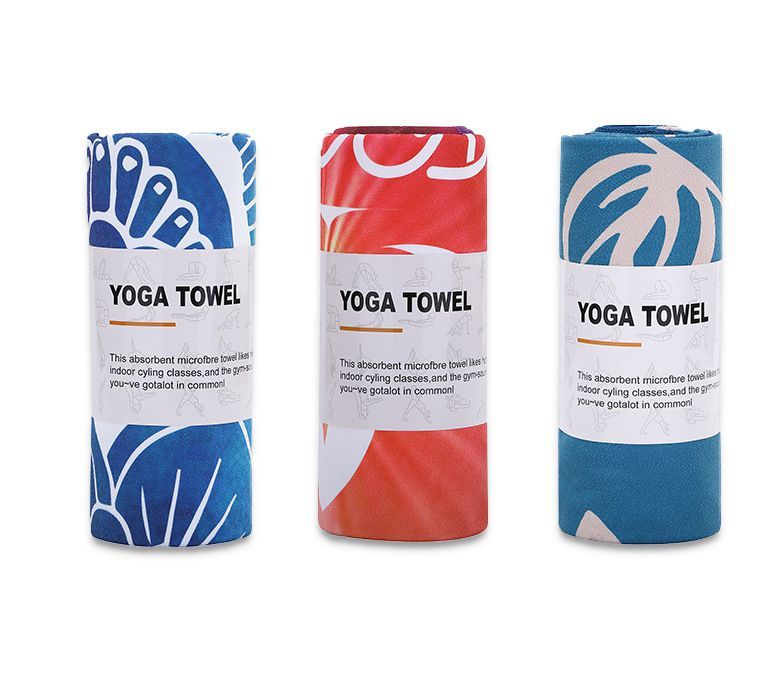 Toalla de yoga impresa