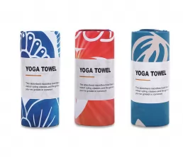 Toalla de yoga impresa
