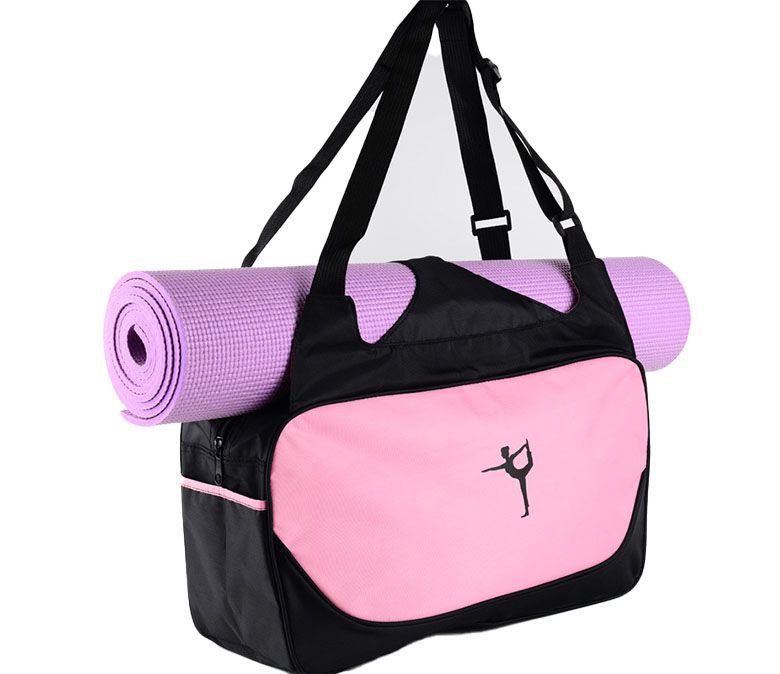 Bolsa de lona impermeable con soporte de yoga