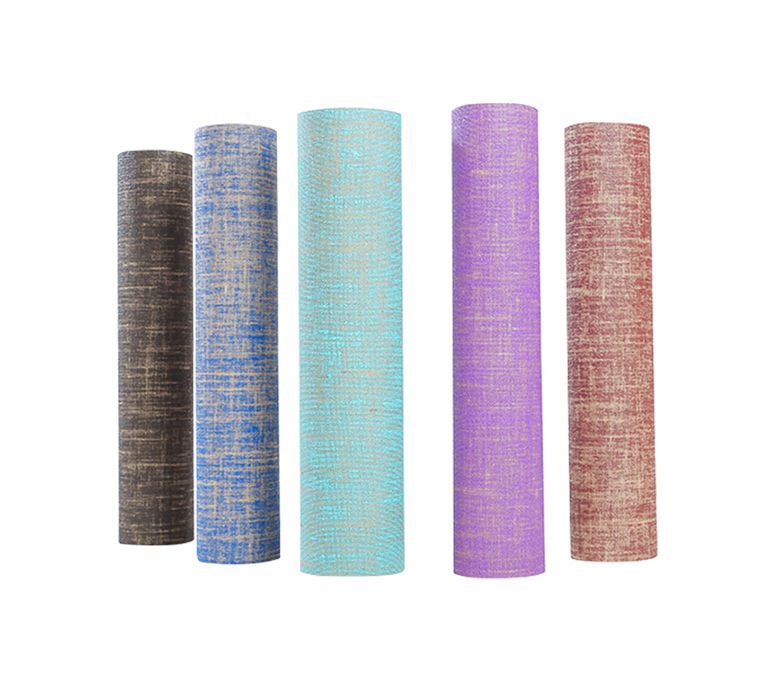 Estera de yoga de cáñamo + PVC