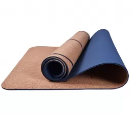 Tapón de yoga de corcho+tpe con logotipo personalizado