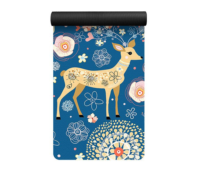 Estera de yoga impresa