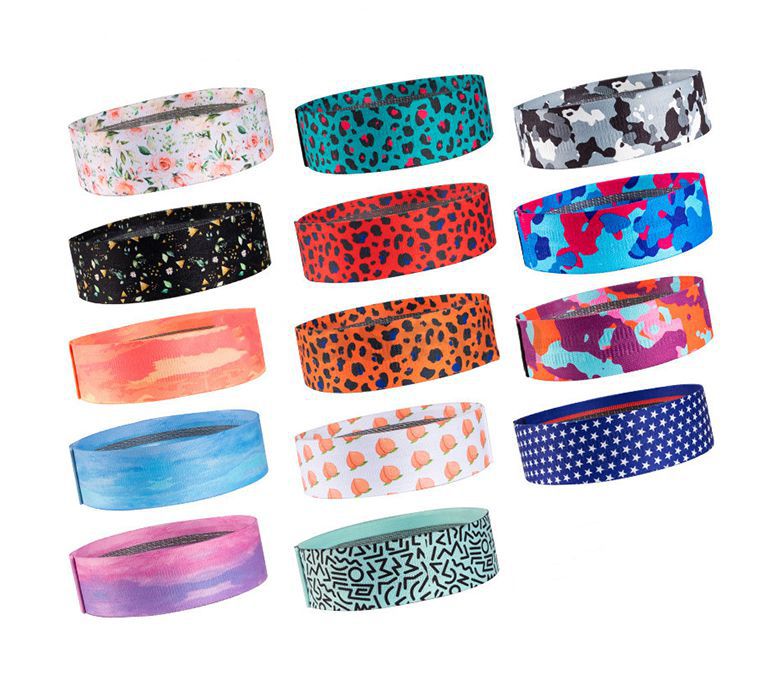 Banda de botín de tela colorida